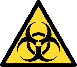 Warnschild Biohazard